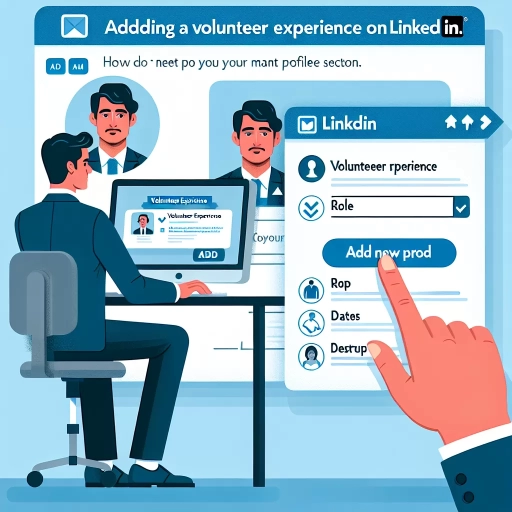 how to add volunteer experience on linkedin