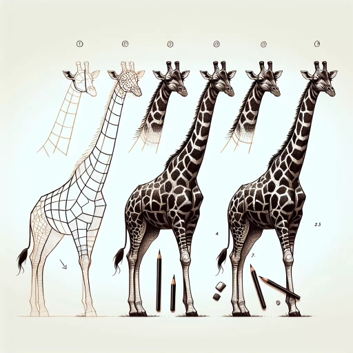 how to draw a giraffe