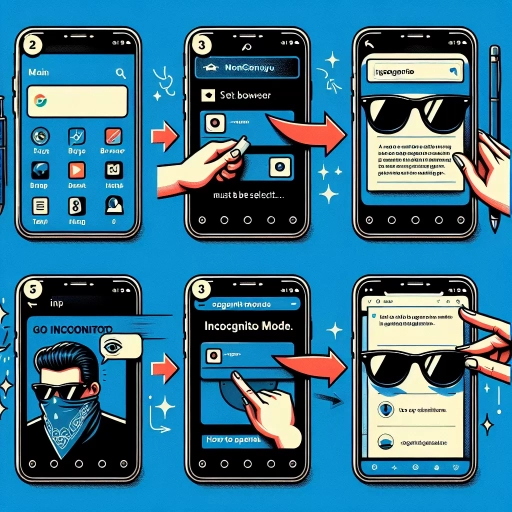 how to go incognito on phone