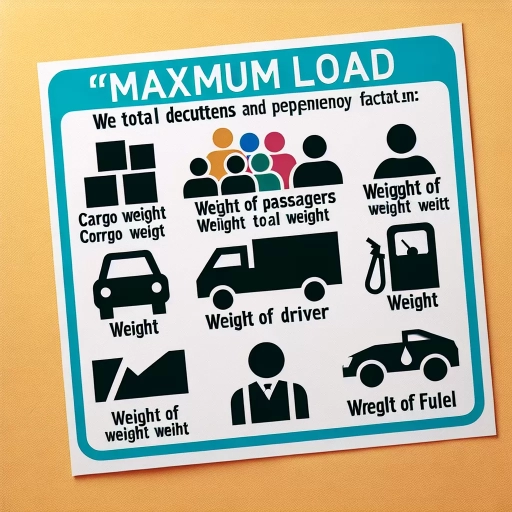 the maximum load on a compliance notice refers to the total weight of which of the following