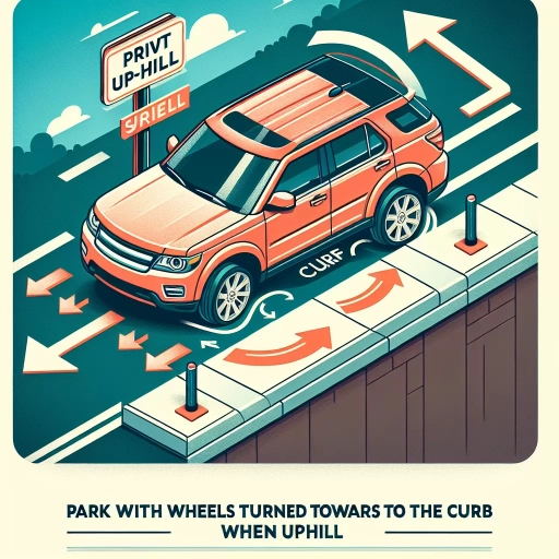 when you are parking uphill and you have a curb next to you, which way do you turn your wheels?