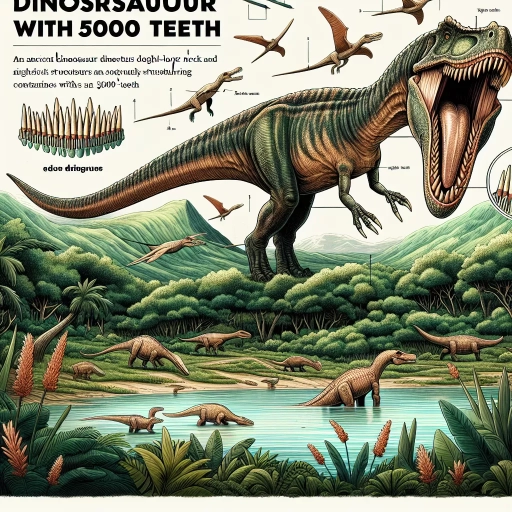 which dinosaur had 500 teeth