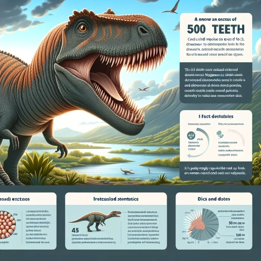 which dinosaur has 500 teeth