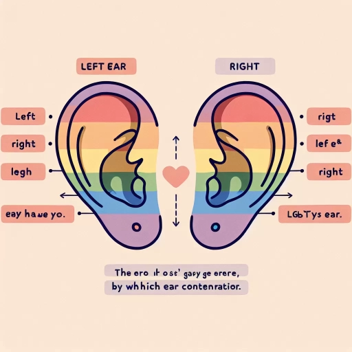 which ear is the gay ear