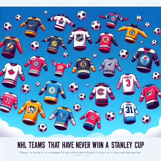 which nhl teams have never won a stanley cup