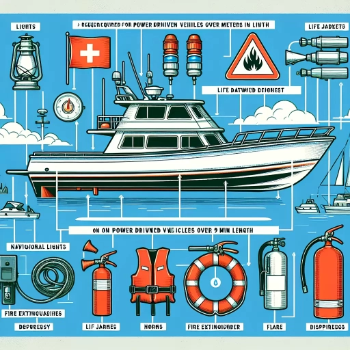 which of the following is required on power driven vessels over 9m in length?