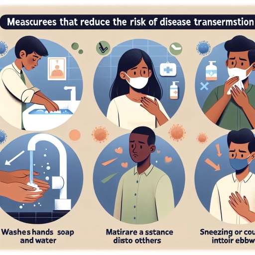 which of the following strategies helps to reduce the risk of disease transmission?