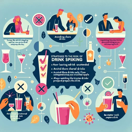 which of the following strategies reduce the risk of drink spiking?