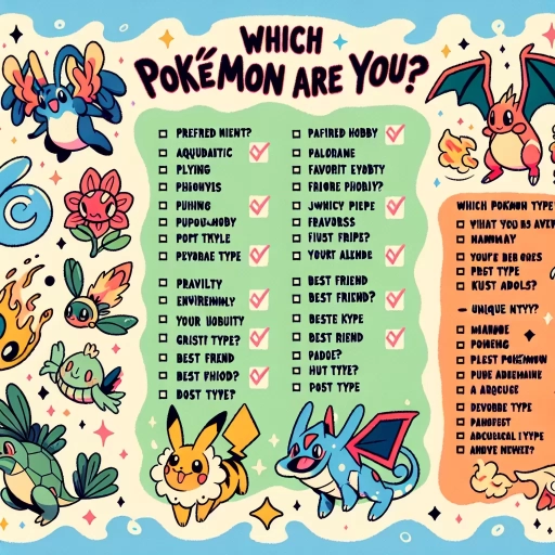 which pokemon are you