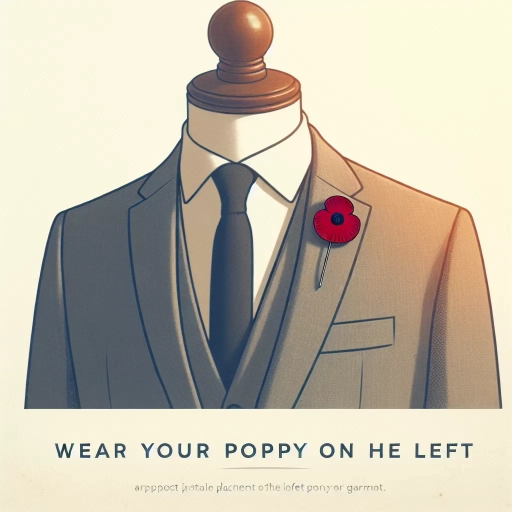 which side to wear poppy