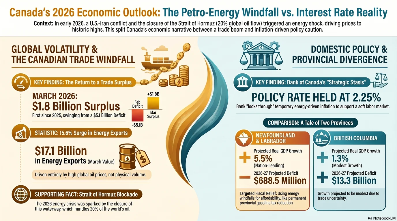 Canada's 2026 Economic Outlook: The Petro-Energy Windfall vs. Interest Rate Reality