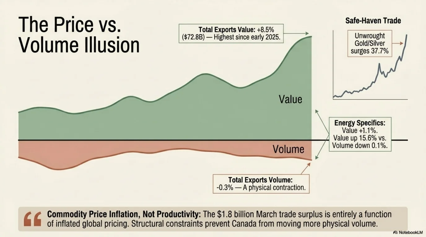 The Price vs. Volume Illusion: Export Value Up, Physical Volume Down