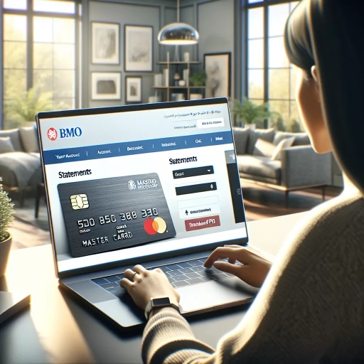 how do i check my bmo mastercard statement online