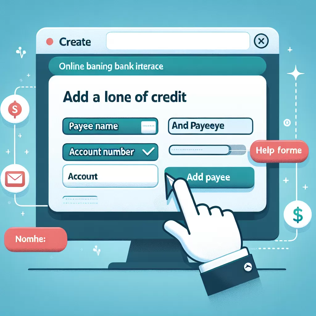 how to add bmo line of credit as payee