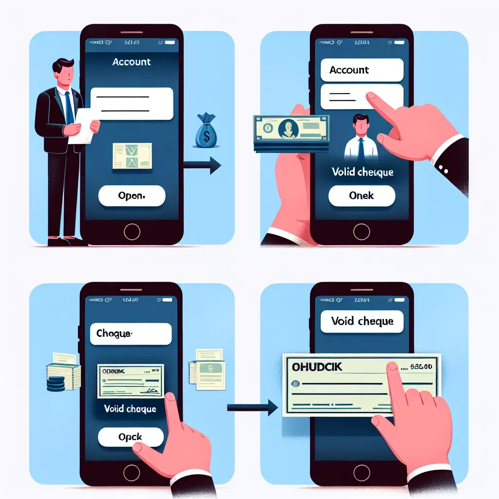 how to get void cheque bmo app