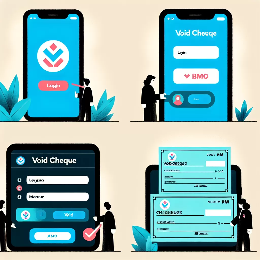 how to get void cheque bmo mobile app