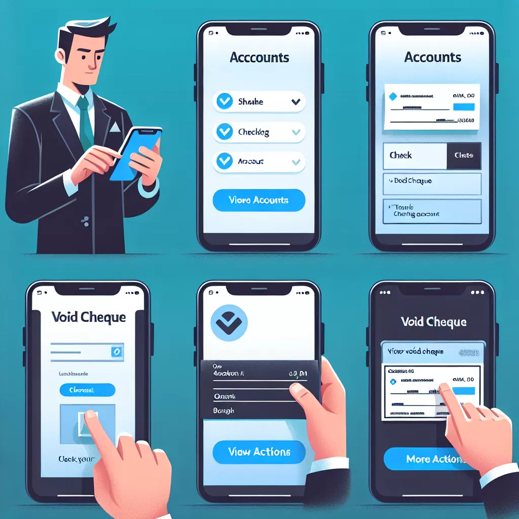 how to get void cheque from bmo app