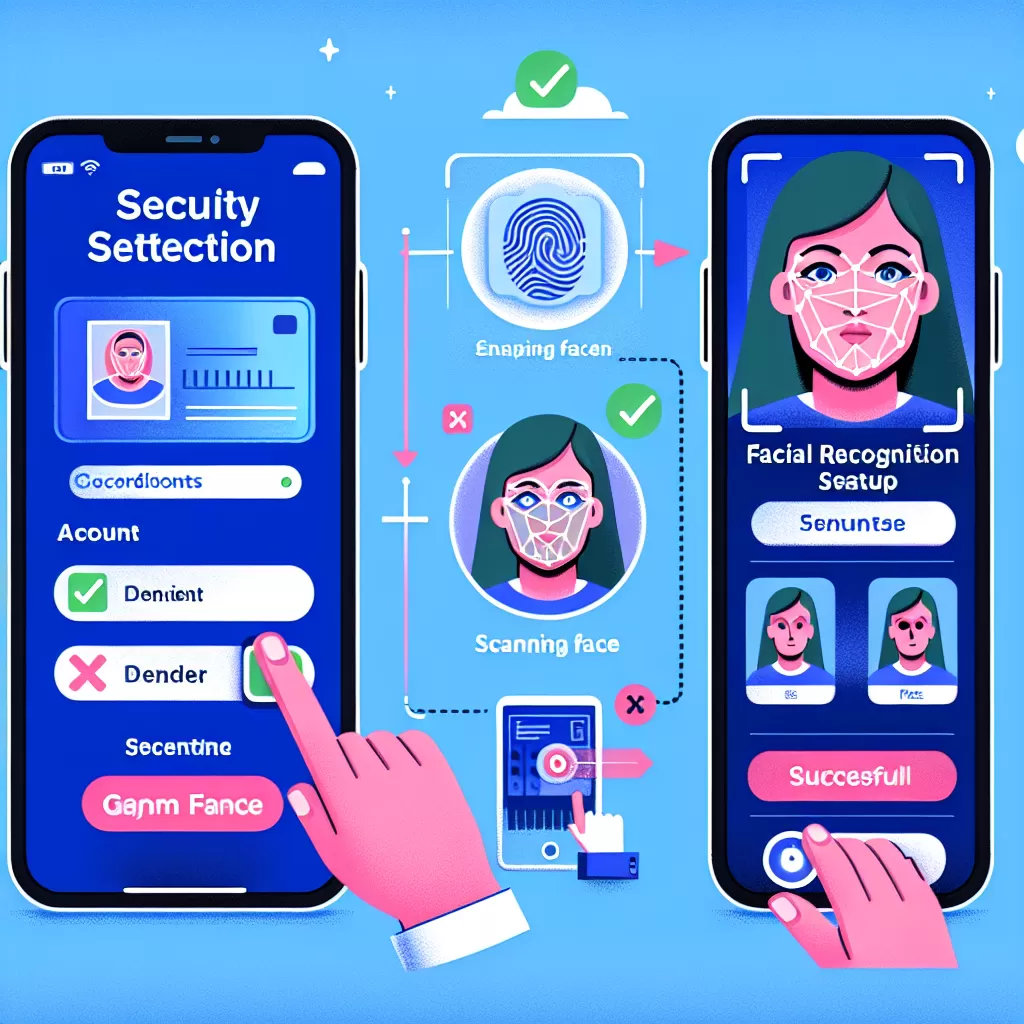 how to set up face id on bmo app