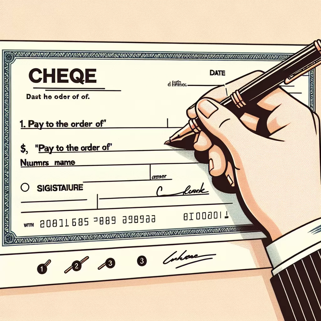 how to write a bmo cheque