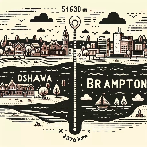 how far is oshawa from brampton