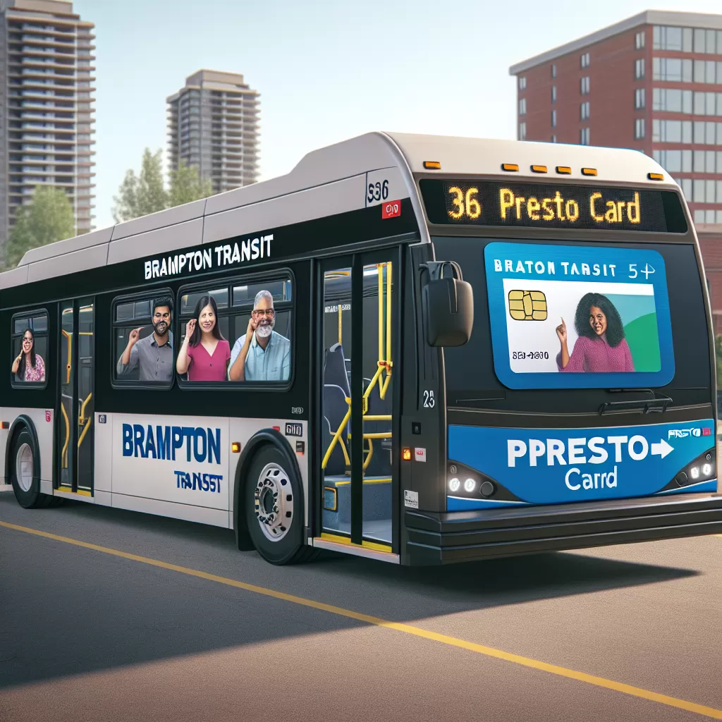 how much is brampton transit with presto