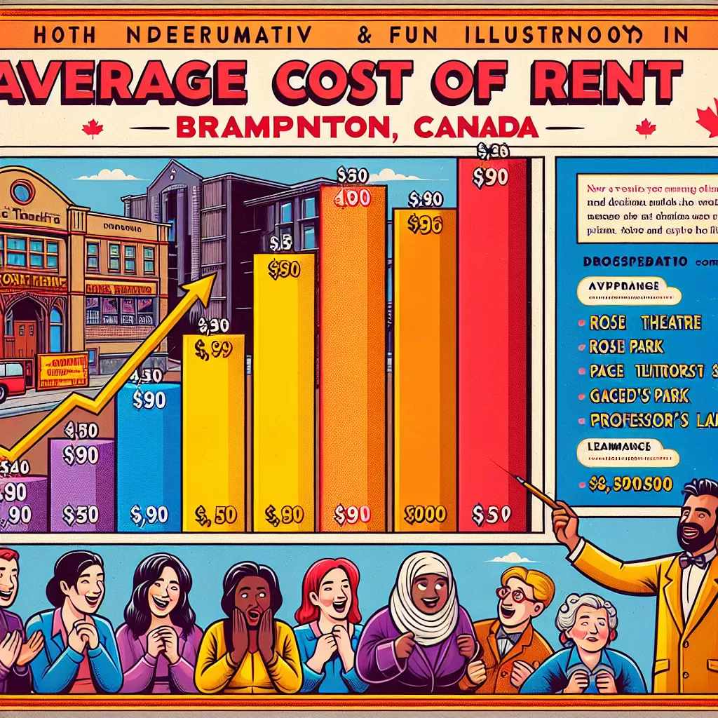 how much is rent in brampton