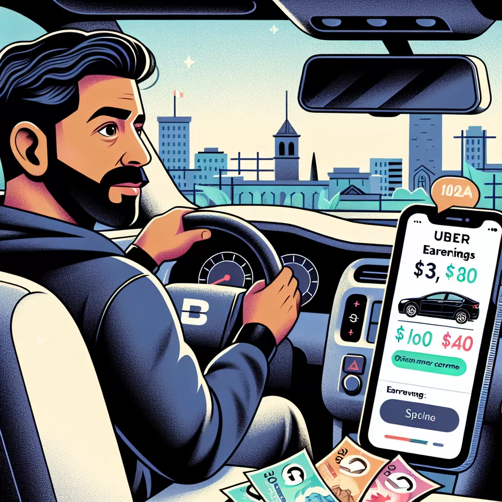 how much uber drivers make in brampton