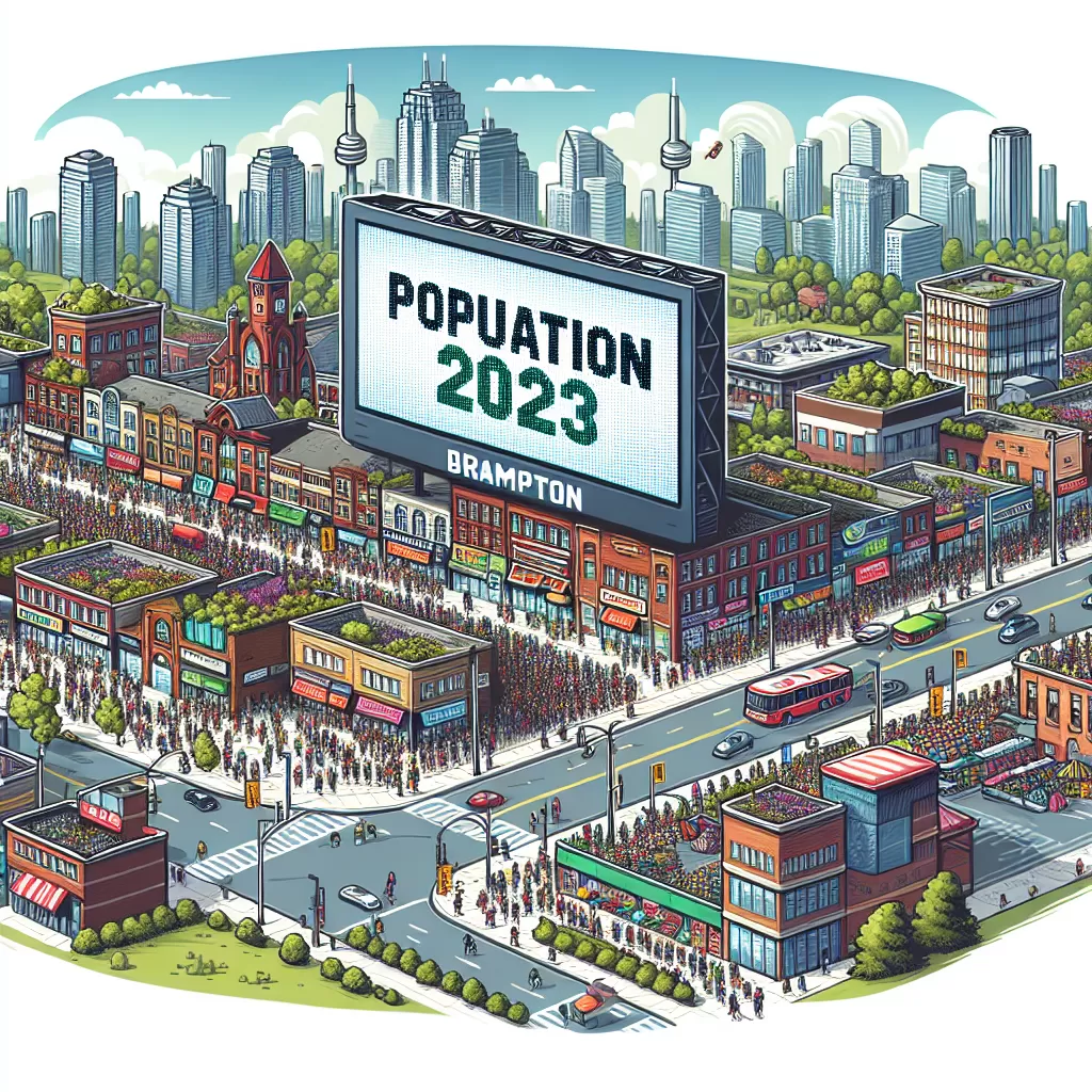 what is the population of brampton 2023