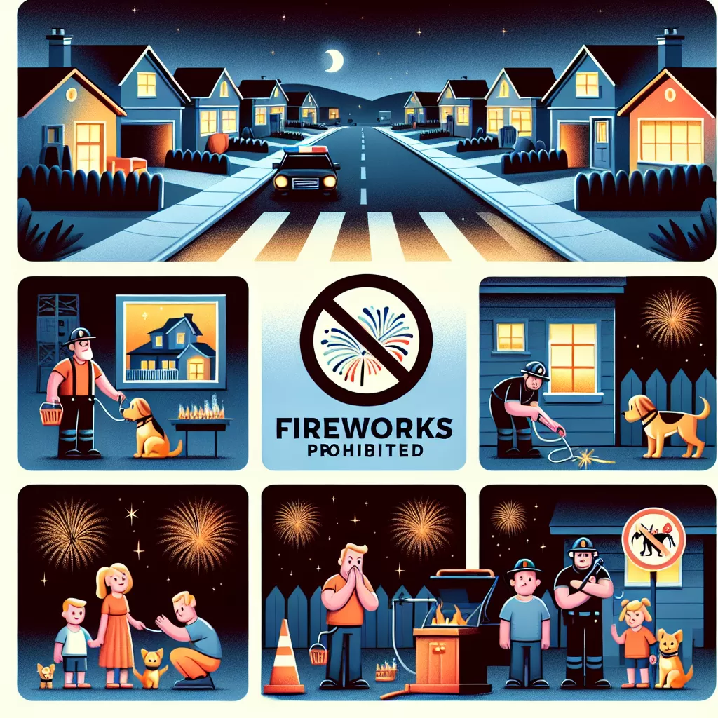 why are fireworks banned in brampton