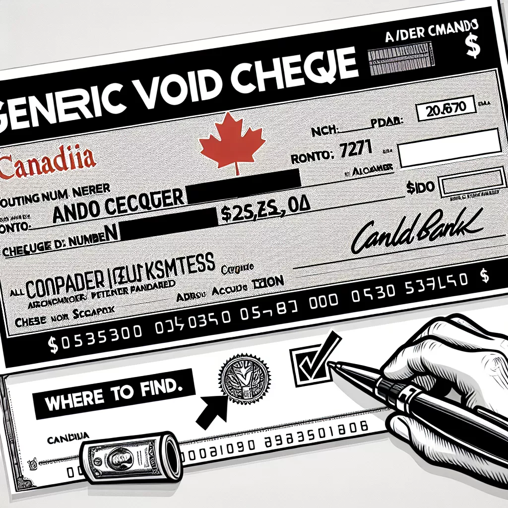cibc void cheque where to find