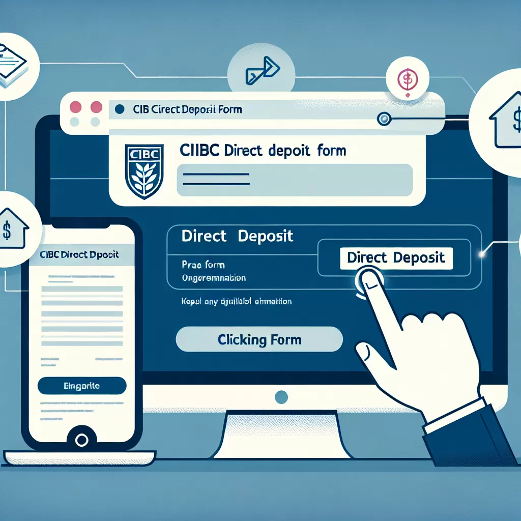 how to find cibc direct deposit form