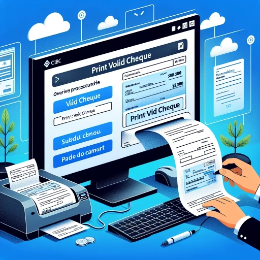 how to print void cheque cibc