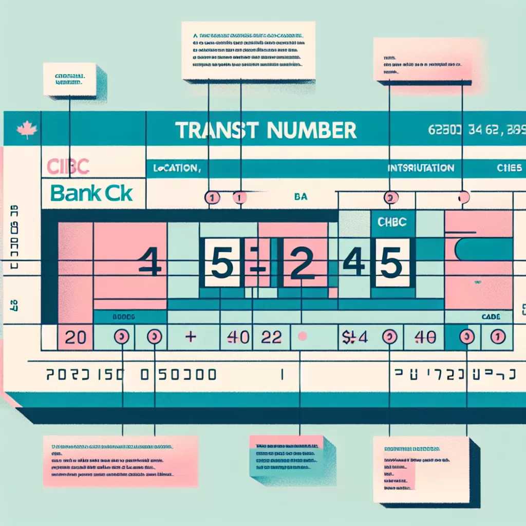 what is cibc transit number