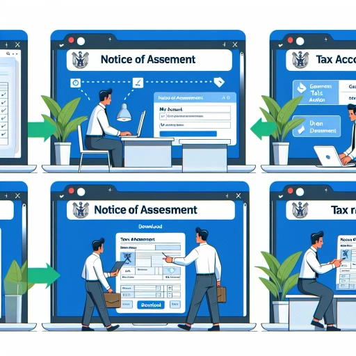 how to download notice of assessment cra