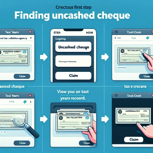 how to find uncashed cheques cra