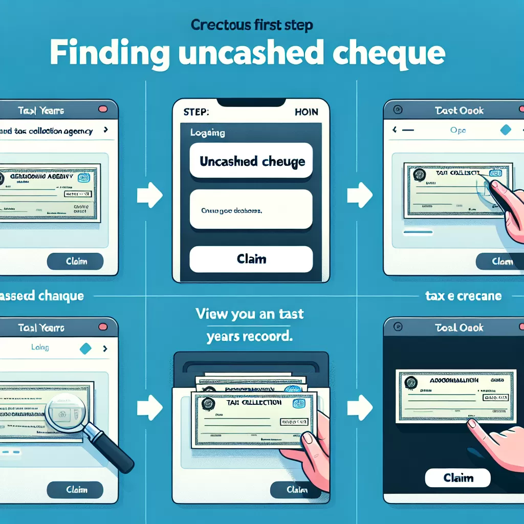 how to find uncashed cheques cra