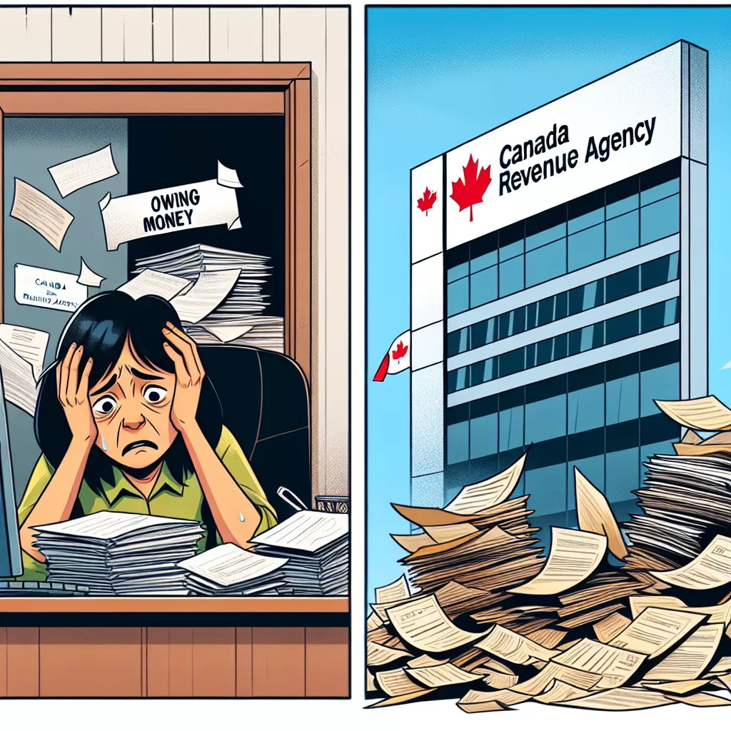 what happens if you owe cra money