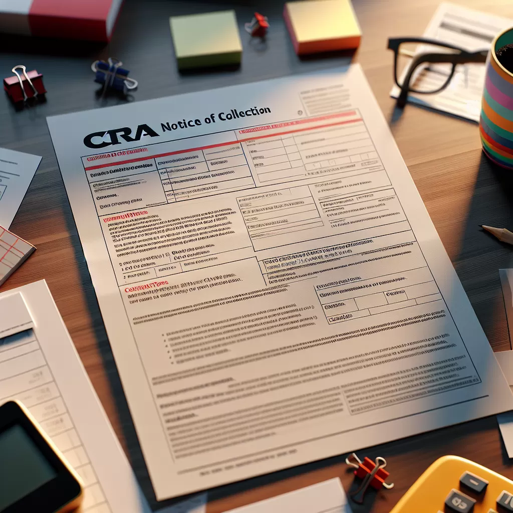 what is a cra notice of collection