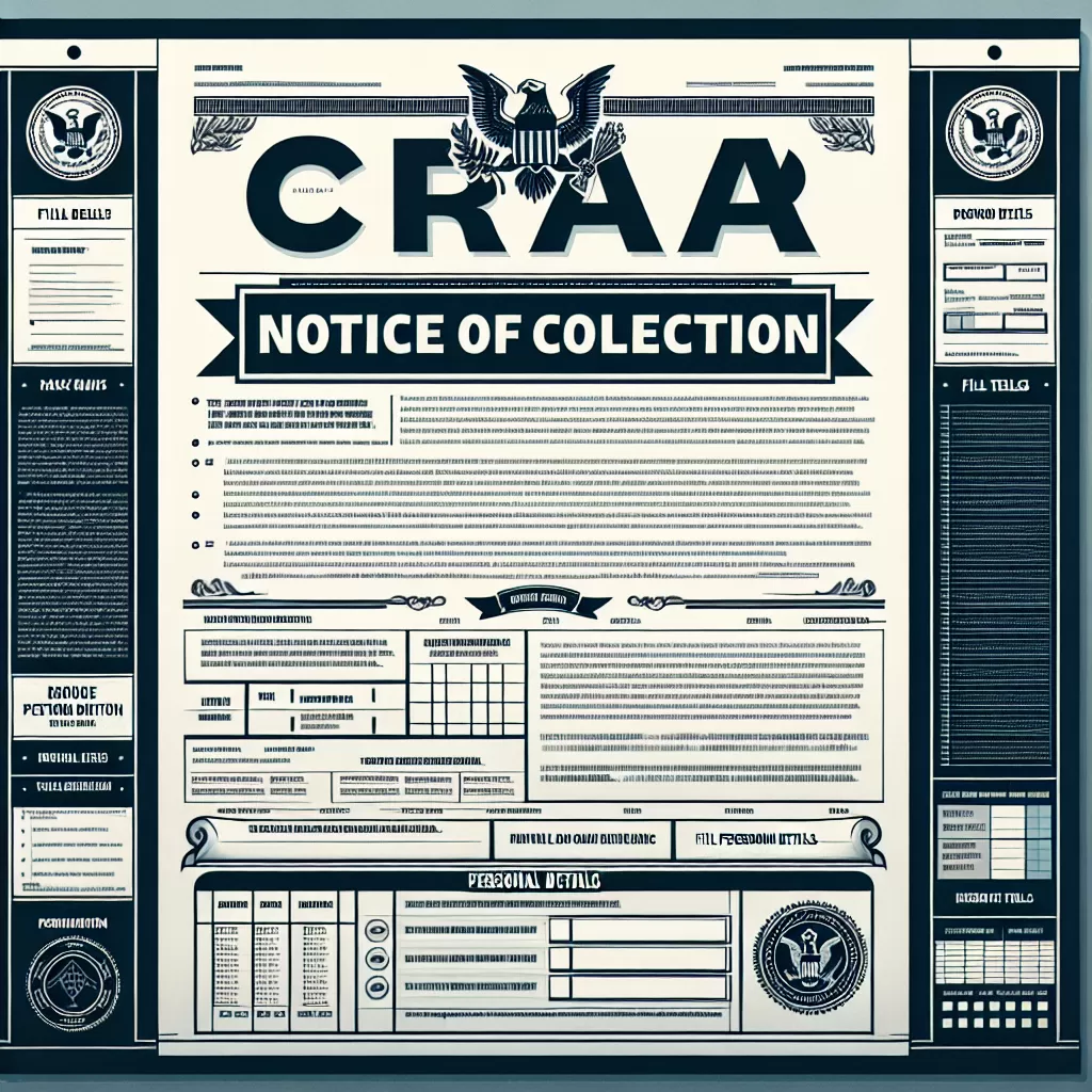 what is cra notice of collection