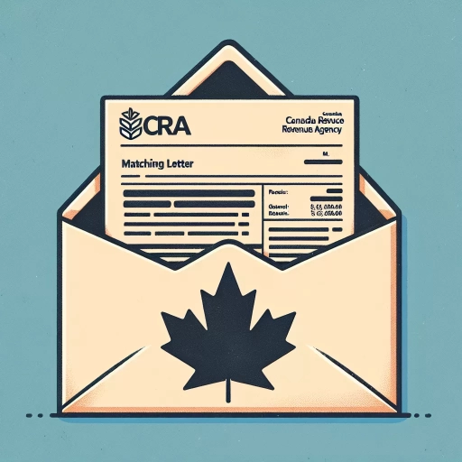 what is matching letter from cra