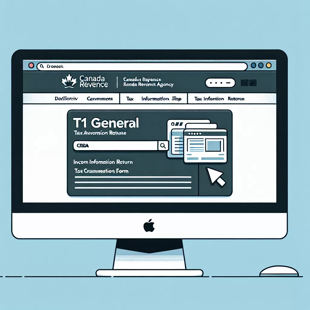 where can i find my t1 general on cra website