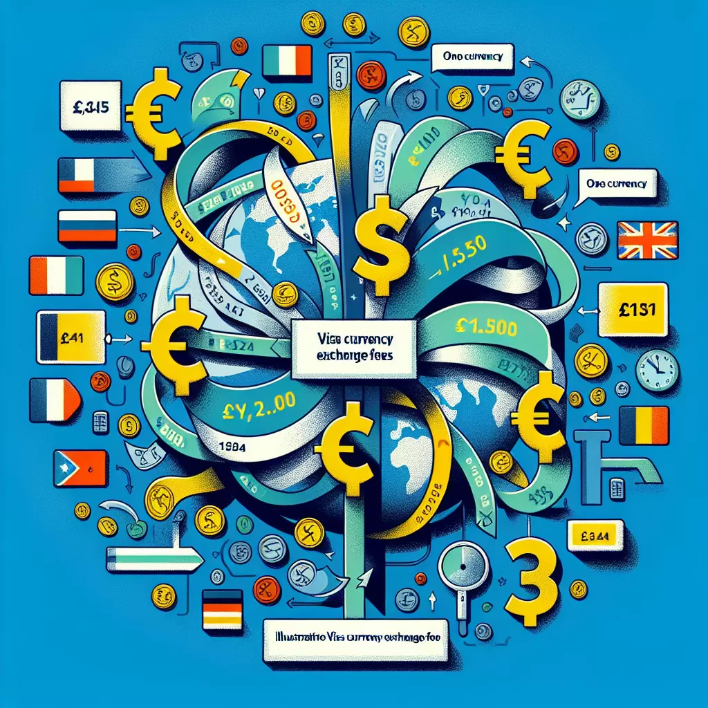 how much does visa charge for currency exchange