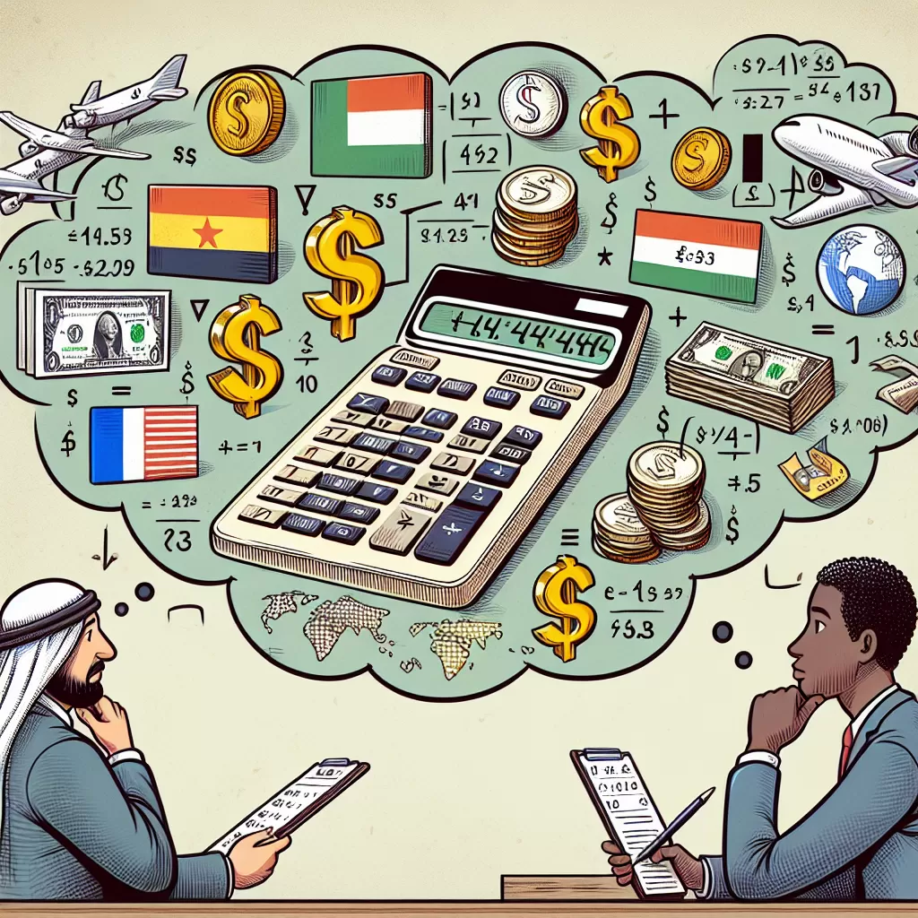 how to calculate currency exchange