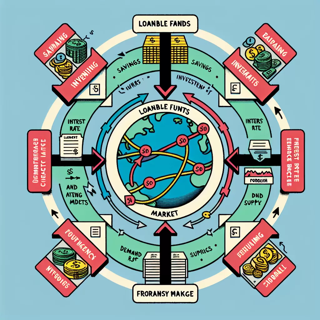 what is the variable that links the loanable funds market and the foreign-currency exchange market?