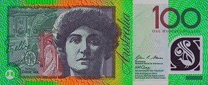 Australian Dollar Banknote - 100 Dollars Front Version A