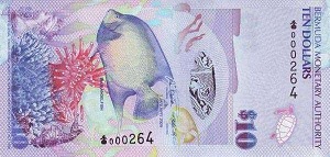 Bermudian Dollar Banknote - 10 Dollar Front