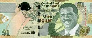Bahamian Dollar Banknote - 1 Dollar Front Version B