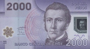 Chilean Peso Banknote - 2000 Peso Front