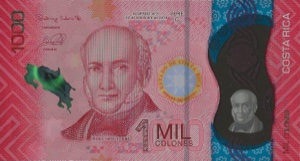 Costa Rican Colon Banknote - 1000 Colones Front