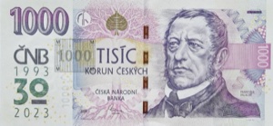 Czech Koruna Banknote - 1000 Koruna Front